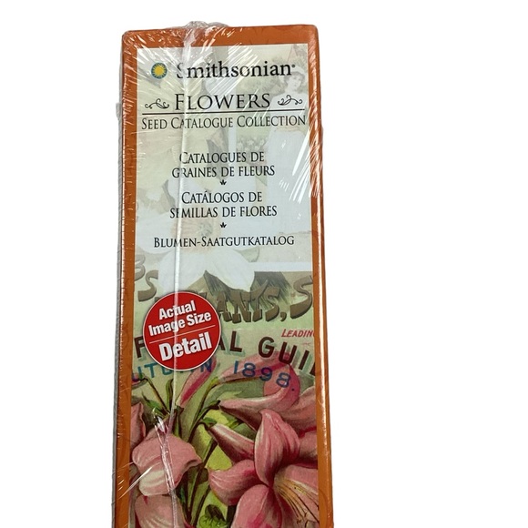 Eurographics Smithsonian Flowers Seed Catalogue Collection Jigsaw Puzzle - Picture 4 of 8